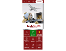 Tablet Screenshot of fetchcouriersltd.com